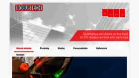 What Robustech.sk website looked like in 2020 (3 years ago)
