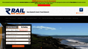 What Railnewzealand.com website looked like in 2020 (3 years ago)
