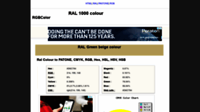 What Rgbcolor.xyz website looked like in 2020 (3 years ago)