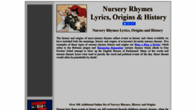 What Rhymes.org.uk website looked like in 2020 (3 years ago)