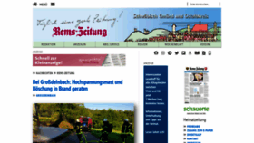 What Remszeitung.de website looked like in 2020 (3 years ago)