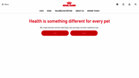 What Royalcanin.co.uk website looked like in 2020 (3 years ago)
