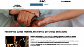 What Residenciasantamatilde.es website looked like in 2020 (3 years ago)
