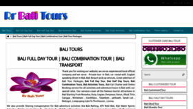 What Rrbalitours.com website looked like in 2020 (3 years ago)