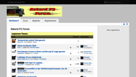 What Rekord-p2-forum.de website looked like in 2020 (3 years ago)