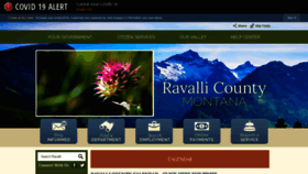 What Ravalli.us website looked like in 2020 (3 years ago)