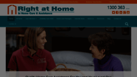 What Rightathome.com.au website looked like in 2020 (3 years ago)