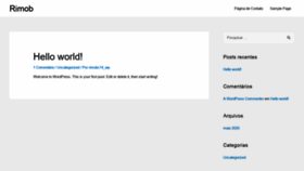 What Rimob.com.br website looked like in 2020 (5 years ago)