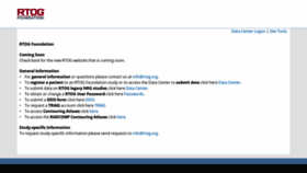 What Rtog.org website looked like in 2020 (5 years ago)