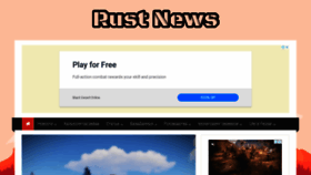 What Rustnews.ru website looked like in 2020 (3 years ago)