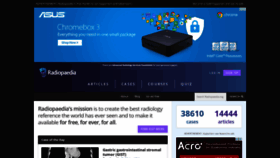 What Radiopaedia.org website looked like in 2020 (3 years ago)