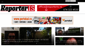 What Reporteris.ro website looked like in 2020 (3 years ago)