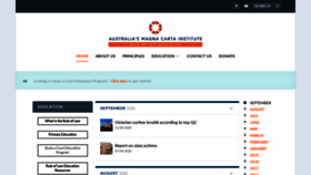 What Ruleoflaw.org.au website looked like in 2020 (3 years ago)