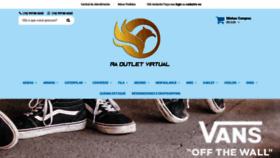 What Raoutletvirtual.com.br website looked like in 2020 (3 years ago)