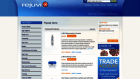 What Rejuvi.co.uk website looked like in 2020 (3 years ago)