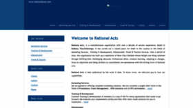 What Rationalacts.com website looked like in 2020 (3 years ago)