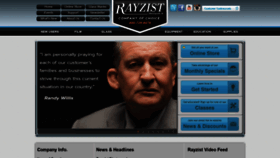 What Rayzist.com website looked like in 2020 (3 years ago)