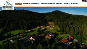 What Riederin.de website looked like in 2020 (5 years ago)