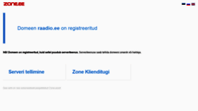 What Raadio.ee website looked like in 2020 (3 years ago)