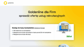 What Rekrutacja.goldenline.pl website looked like in 2020 (3 years ago)