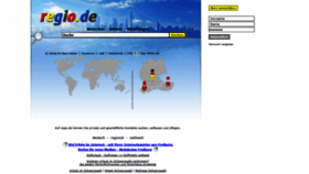 What Regio.de website looked like in 2020 (3 years ago)