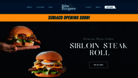What Ribsandburgers.com.au website looked like in 2020 (3 years ago)