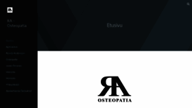 What Ra-osteopatia.fi website looked like in 2020 (3 years ago)