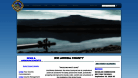 What Rio-arriba.org website looked like in 2020 (3 years ago)