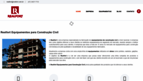 What Realfort.com.br website looked like in 2020 (5 years ago)