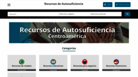 What Recursosdeautosuficienciaca.org website looked like in 2020 (3 years ago)