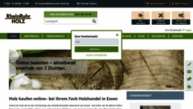 What Rheinruhr-holz.de website looked like in 2020 (3 years ago)
