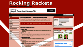 What Rockingrackets.com website looked like in 2020 (3 years ago)