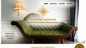 What Residenz-kompass.de website looked like in 2020 (3 years ago)