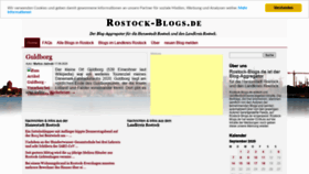 What Rostock-blogs.de website looked like in 2020 (3 years ago)
