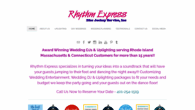 What Rhythmexpressdj.net website looked like in 2020 (3 years ago)