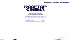 What Rooftopcinema.com.au website looked like in 2020 (3 years ago)