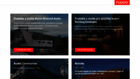 What Ruukki.cz website looked like in 2020 (3 years ago)