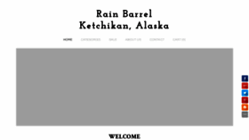 What Rainbarrelalaska.com website looked like in 2020 (3 years ago)