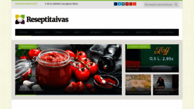 What Reseptitaivas.fi website looked like in 2020 (3 years ago)