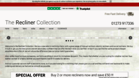 What Recliner-collection.co.uk website looked like in 2020 (3 years ago)