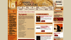What Rennes-le-chateau.tv website looked like in 2020 (3 years ago)