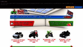 What Rideoncars.co.uk website looked like in 2020 (3 years ago)