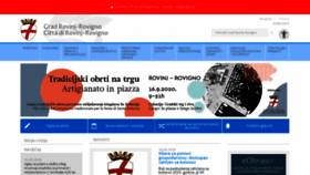 What Rovinj.hr website looked like in 2020 (3 years ago)
