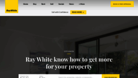 What Raywhitecitysouth.com.au website looked like in 2020 (3 years ago)