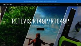 What Retevis.com website looked like in 2020 (3 years ago)