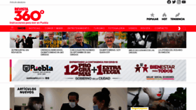 What Revista360grados.com website looked like in 2020 (3 years ago)