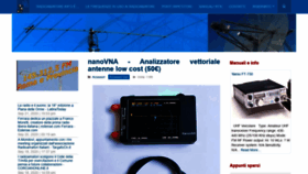 What Radioamatore.info website looked like in 2020 (3 years ago)