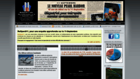 What Reopen911.info website looked like in 2020 (3 years ago)