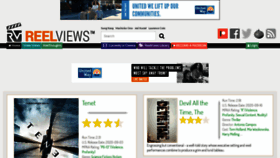 What Reelviews.net website looked like in 2020 (3 years ago)