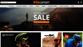 What Rxsport.co.uk website looked like in 2020 (3 years ago)